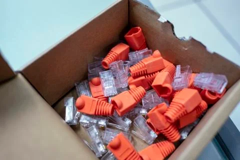 RJ45 with Cable Stock Photos