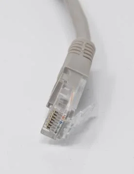 RJ45 CAT5 cable Stock Photos