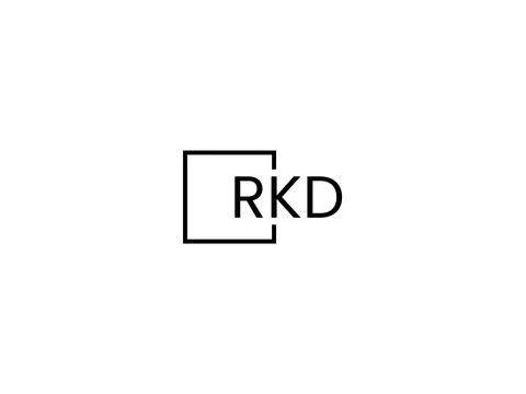 RKD letter initial logo design vector illustration Stock Illustration