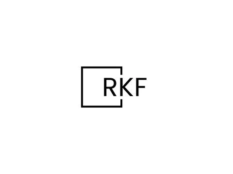 RKF letter initial logo design vector illustration Stock Illustration