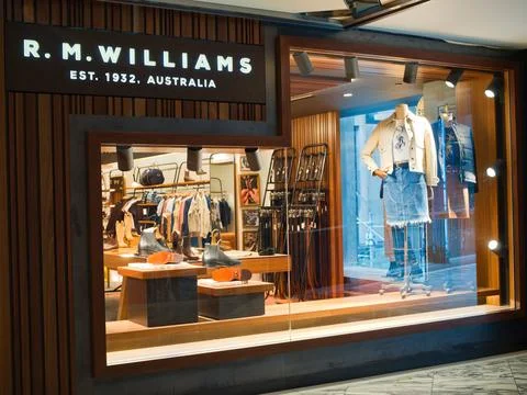 RM Williams Store Stock Photos