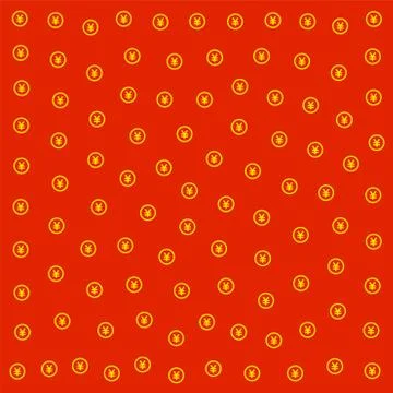 RMB currency pattern tile Stock Illustration
