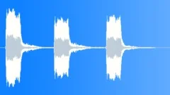 R.M.S. Queen Mary ship's siren, three horn blasts, siganalling ship reversing. Sound Effect