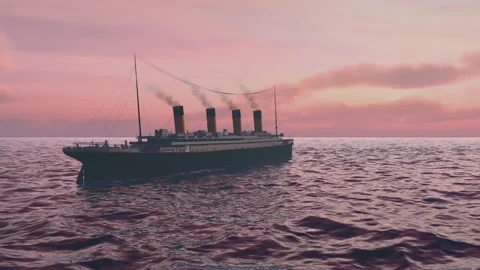 Titanic Sunset Stock Video Footage | Royalty Free Titanic Sunset Videos ...