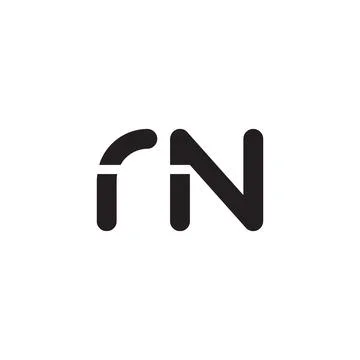 Rn initial letter vector logo Stock Illustration
