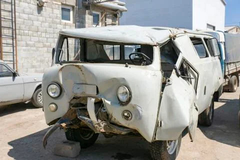 Road accident Stock Photos
