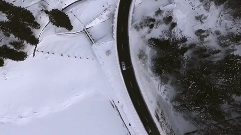 Road Aerial View Stock Footage 71796970