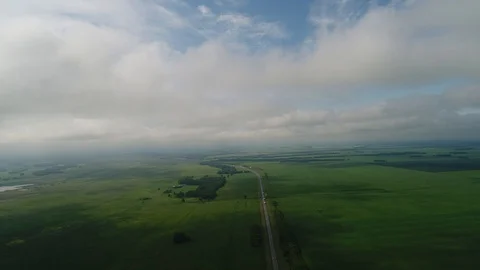 Road aerial view Stock Footage 91624018