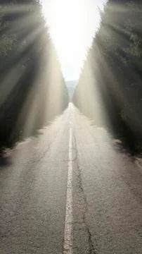 The road ahead Stock Photos