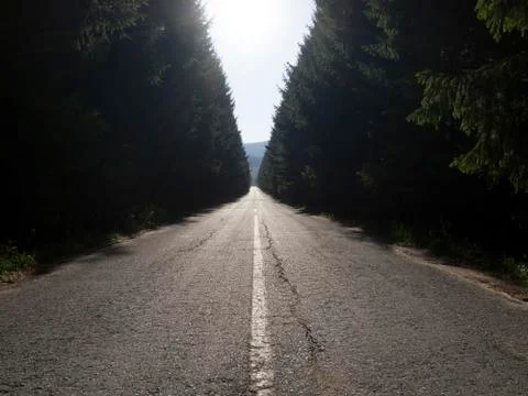 The road ahead Stock Photos