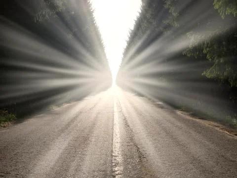 The road ahead Stock Photos