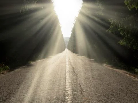 The road ahead Stock Photos