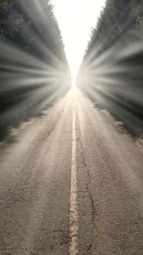 The road ahead Stock Photos