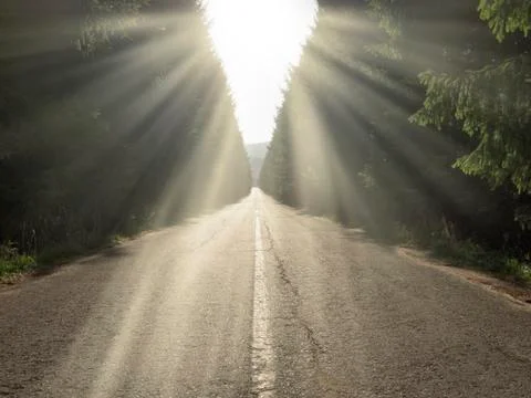 The road ahead Stock Photos