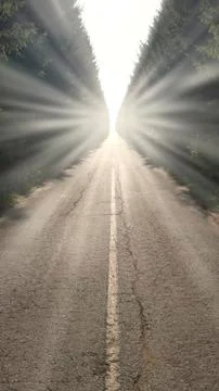 The road ahead Stock Photos