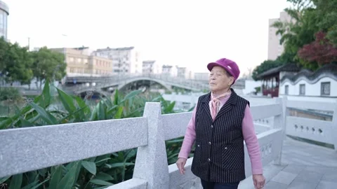 The road along the winter river in the suburbs of Shanghai, China in December. A Stock Footage 300348254