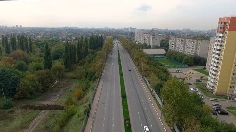 Road among fields Video stock 95969709