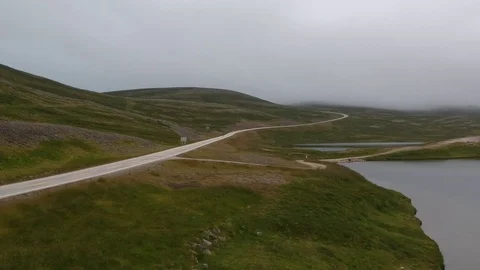 A road among the hills. Stock Footage 114983308
