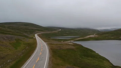 A road among the hills. Stock Footage 114983316