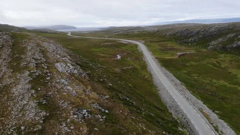 A road among the rocks Stock Footage 114418515
