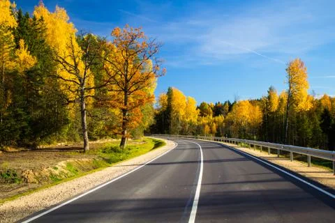 Road and Fall Stock Photos