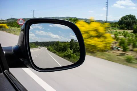 Road and Mirror Stock Photos