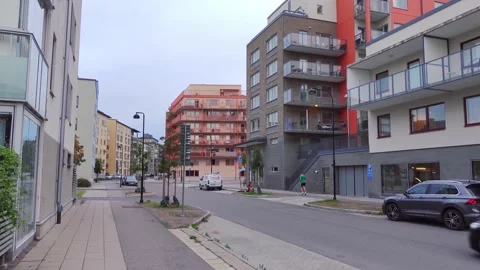 Road and new arcitecture. Stock Footage 284942019