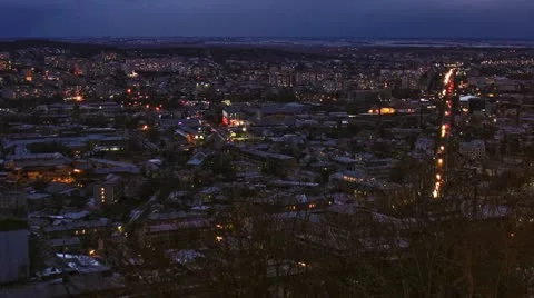 Road and night Stock Footage 10809850