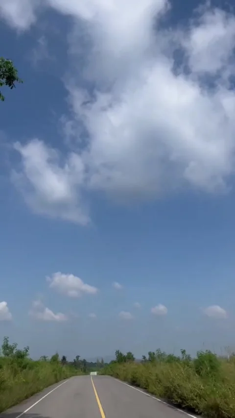 Road and the sky-1 Stock Footage 321399122