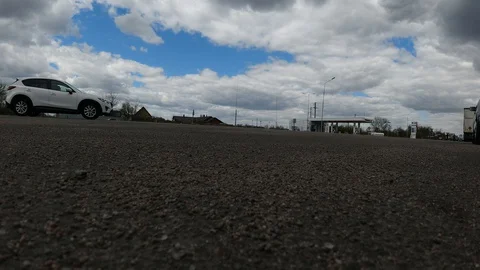 Road and Sky Stock Footage 129247337