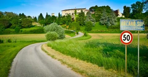 Road to arcano castle Foto stock