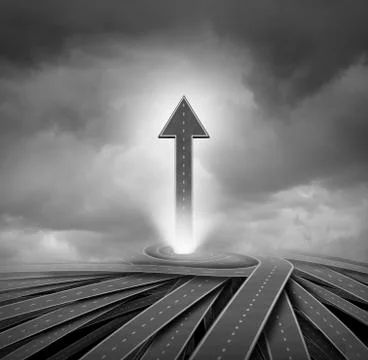 Road Arrow Stock Illustration