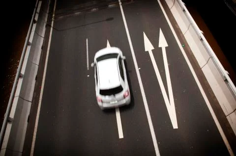 Road arrows Stock Photos