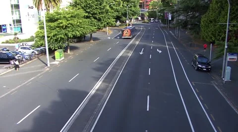 Road in Auckland Stock Footage 44358820