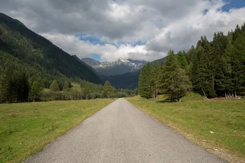 On the road in Austria Stock Photos