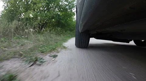 Off-road automobile in motion Stock Footage 54442819