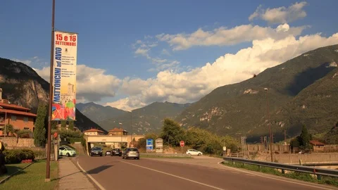 On the road to Avio Stock Footage 94865785