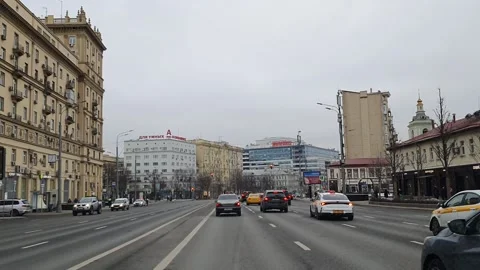 The Road On The Background Of The Traffic Stream.  (4) Stock Footage 231311082