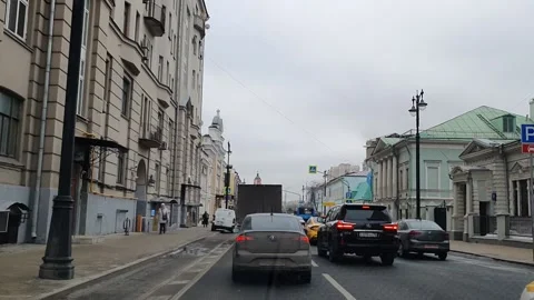 The Road On The Background Of The Traffic Stream.  (6) Stock Footage 231311081