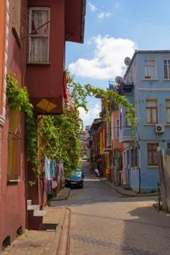Road in Balat Foto stock