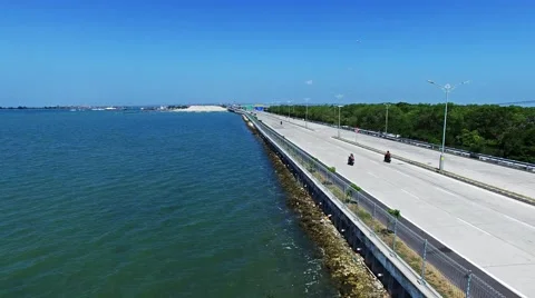 Road on Bali. Highway Stock Footage 54029591