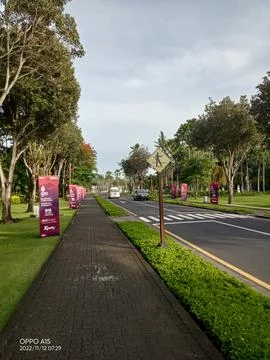 Road at Bali Foto stock