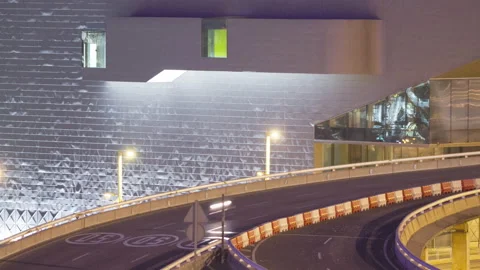 Road Barcelona Video stock 132328855