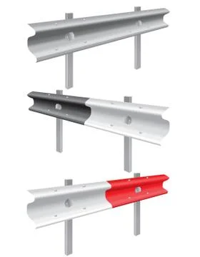 Road barrier vector illustration Illustrazione stock