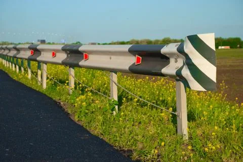 Road barriers Stock Photos