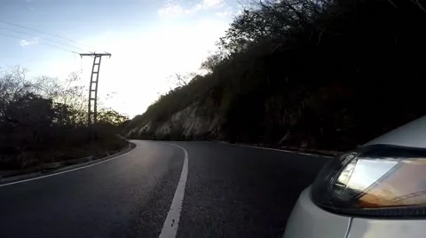 Road to Beach 01 Timelapse Stock Footage 47754235