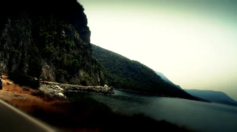 Road to beach 2 Stock Footage 26423166