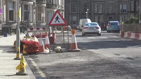 A road that is being fixed Stock Footage 91332229