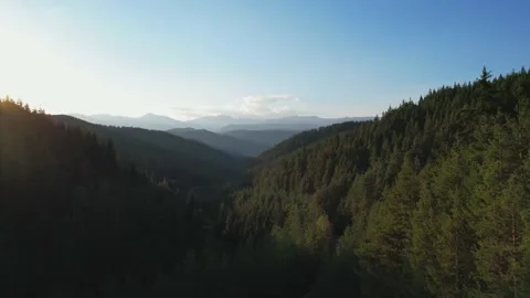 The road between mountains in Bulgaria Stock Footage 222971647