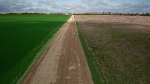 The road between the seasons 스톡 동영상 83185886